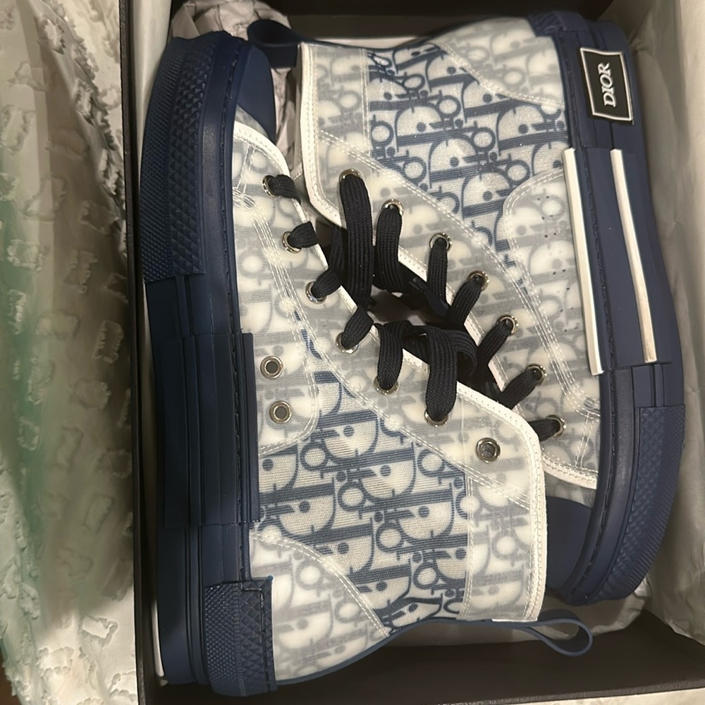 Dior High Top Sneakers Authentic for sale.